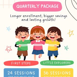 School Readiness Classes with Kinderclub (Quarter/ Month/ Half-Month Packages)