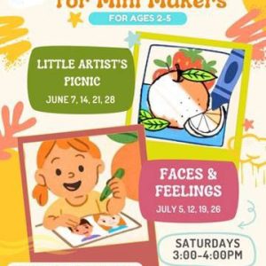 Art Classes for Mini Makers with Art Burst